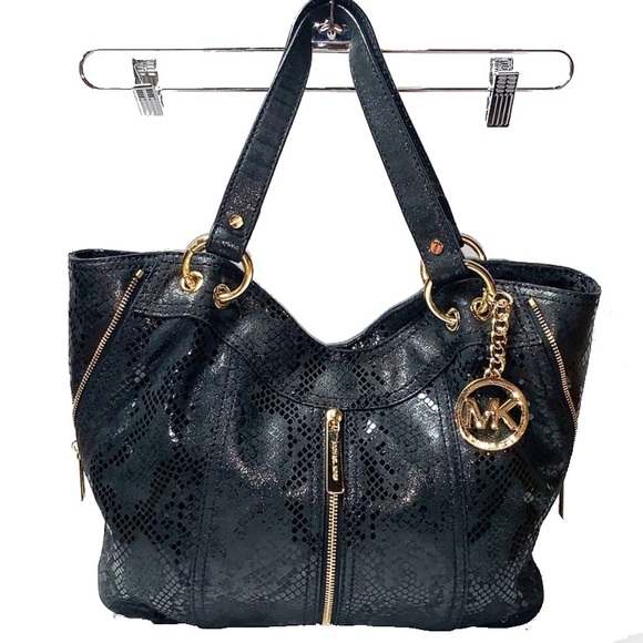 MICHAEL Michael Kors Handbags - MICHAEL KORS | Black Leather Shoulder Bag & Wallet